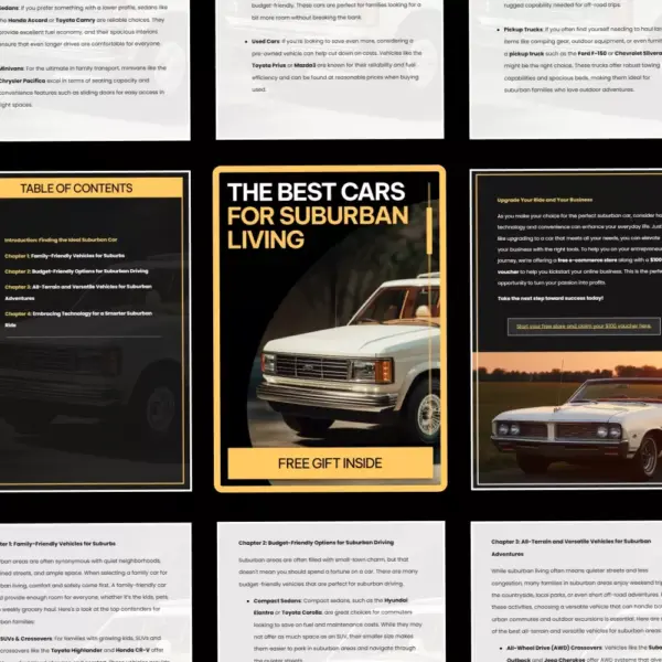 The Best Cars for Suburban Living – Practical Guide to the Best Cars for Suburban Areas, Family, Budget & Smart Driving Choices
