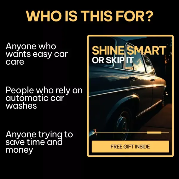 111084-e2cba6.webp Shine Smart or Skip It – Automatic Car Wash Guide, Smart Car Care Checklist, AI-Driven Vehicle Maintenance eBook for Busy Drivers