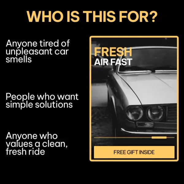 Fresh Air Fast | Easy Car Smell Removal Guide, Odor Elimination Checklist, Digital Download