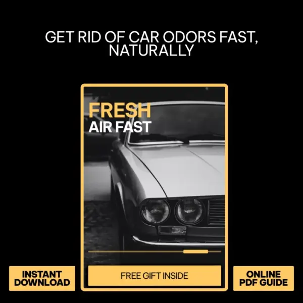 Fresh Air Fast | Easy Car Smell Removal Guide, Odor Elimination Checklist, Digital Download