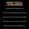 First Ride Smart: Navigating Reliability – Your Guide to Avoiding Reliability Concerns for First-Time Car Owners