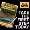 Stop Safely: Know Your Brake Pad Signs | Printable Checklist for Car Owners | Digital Download | signs of worn brake pads Guide
