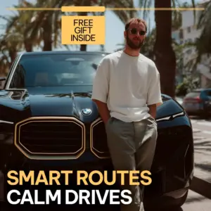 Smart Routes Calm Drives | AI Route Planning for Drivers Guide | Stress-Free Navigation & Confident Driving Digital Download