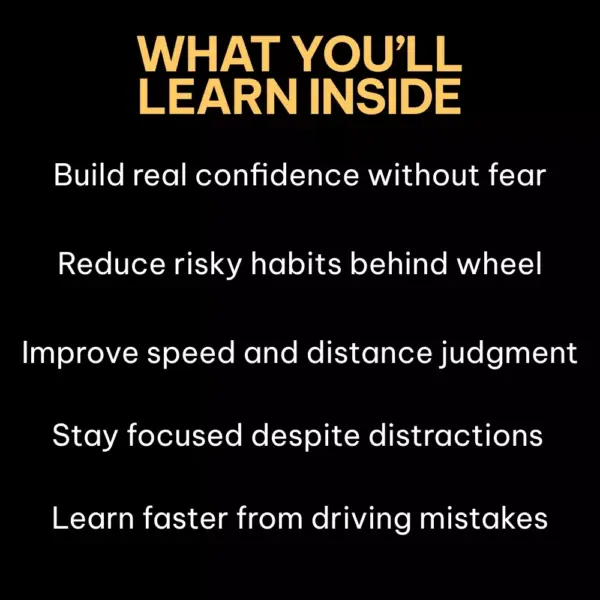 Learning the Road the Smart Way – New Driver Safety Guide, Smart Driving Awareness eBook, Beginner Driver Checklist, Confidence & Speed Control Digital Download