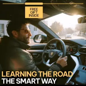 Learning the Road the Smart Way – New Driver Safety Guide, Smart Driving Awareness eBook, Beginner Driver Checklist, Confidence & Speed Control Digital Download