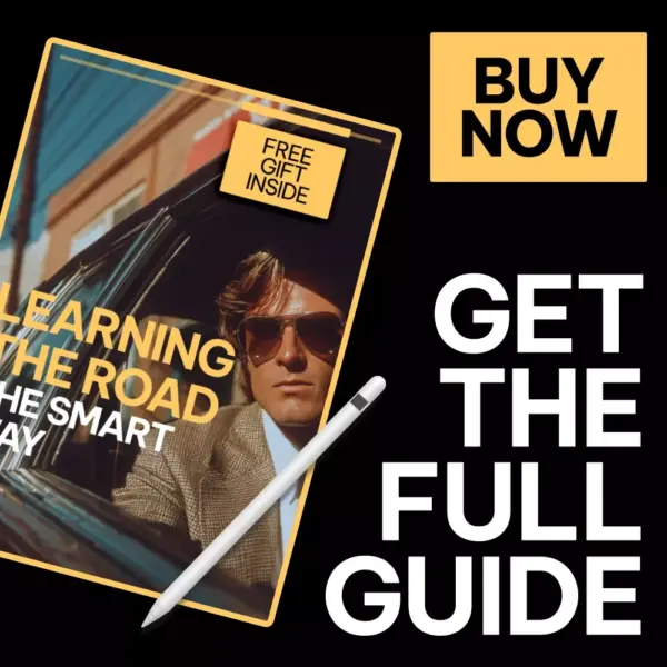 Learning the Road the Smart Way – New Driver Safety Guide, Smart Driving Awareness eBook, Beginner Driver Checklist, Confidence & Speed Control Digital Download