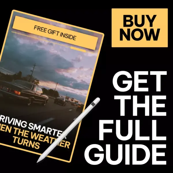 Driving Smarter When the Weather Turns | AI Alerts for Weather-Related Driving eBook | Smart Driving Safety Guide for Modern Drivers